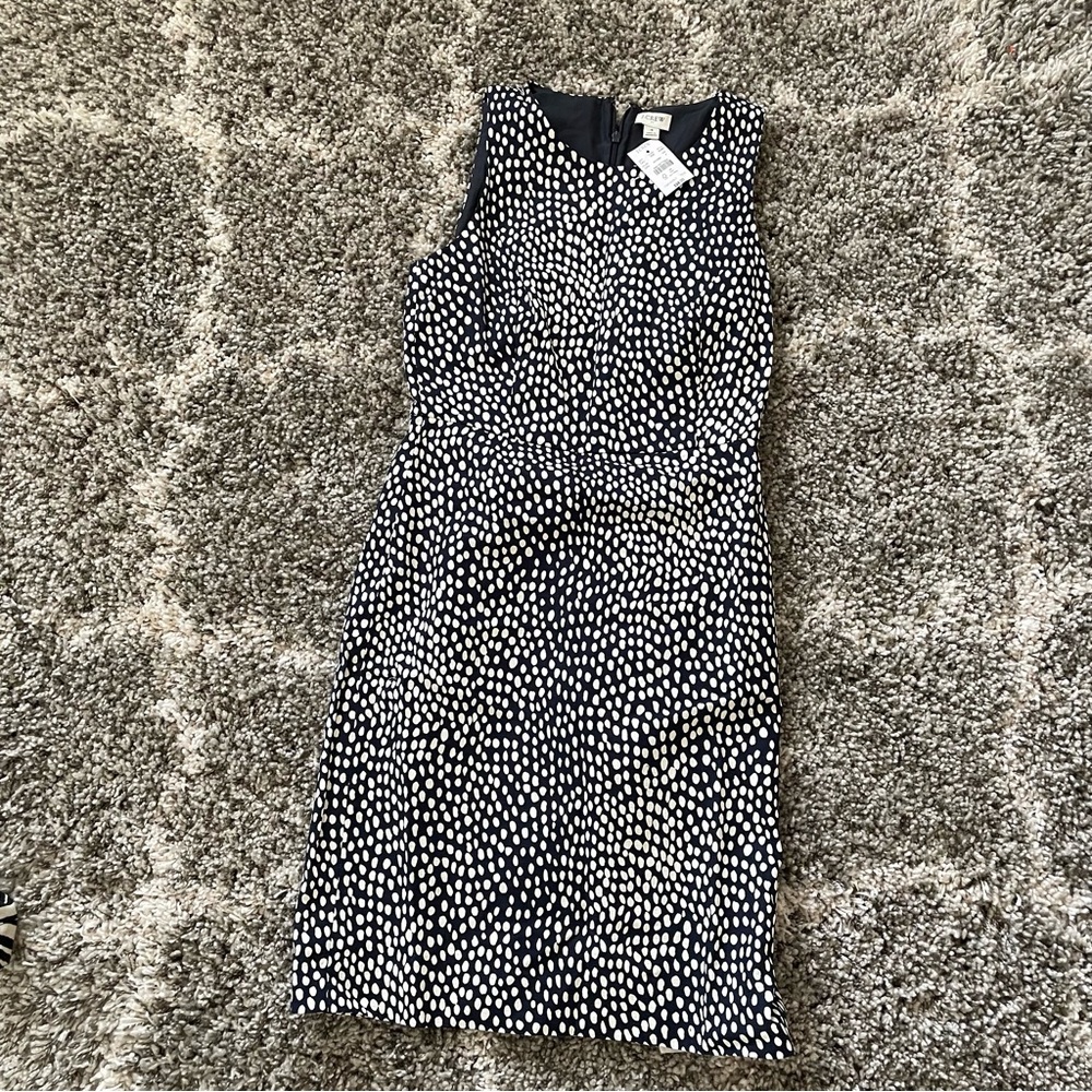 100% Cotton JCrew Polka Dot Dress